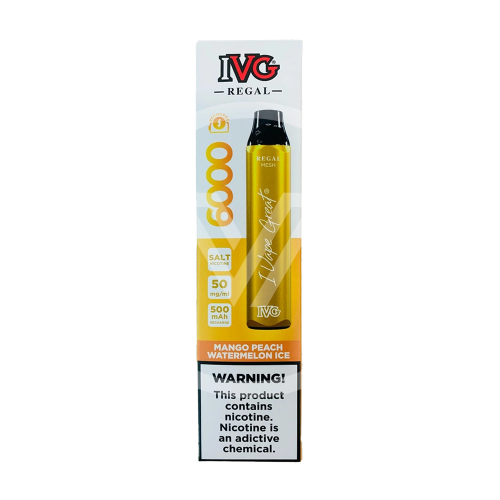 IVG Disposable 6K Puff Mango Peach Watermelon Ice