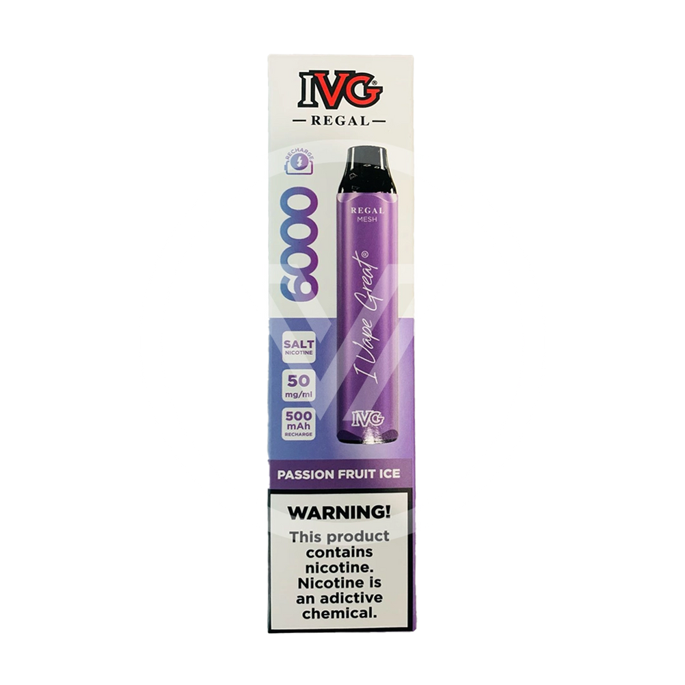 IVG Disposable 6K Puff Passion Fruit Ice