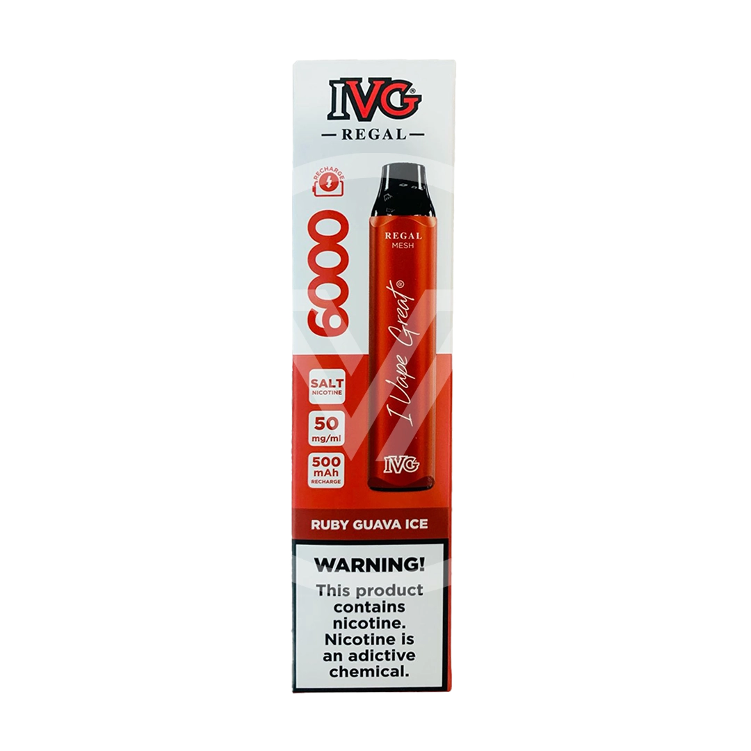 IVG Disposable 6K Puff Ruby Guava Ice - Buy Online Now Vapes Direct IVG Disposable 6K Puff Ruby Guava Ice - Buy Online Now Vapes Direct