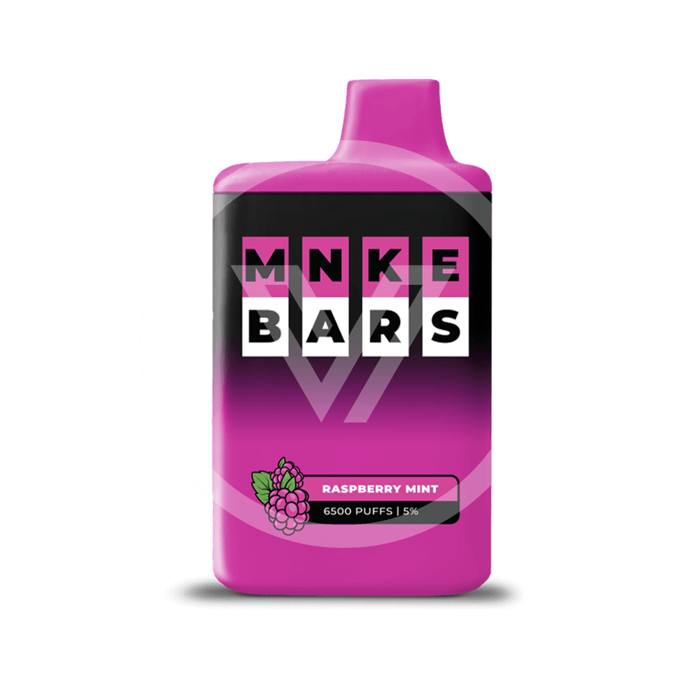 MNKE BARS Disposable 6500 puffs Raspberry Mint
