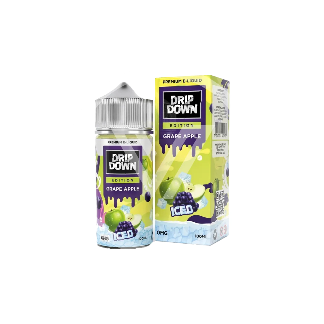 Chill with Drip Down Grape Apple Iced Flavor Vapes Direct Chill with Drip Down Grape Apple Iced Flavor Vapes Direct