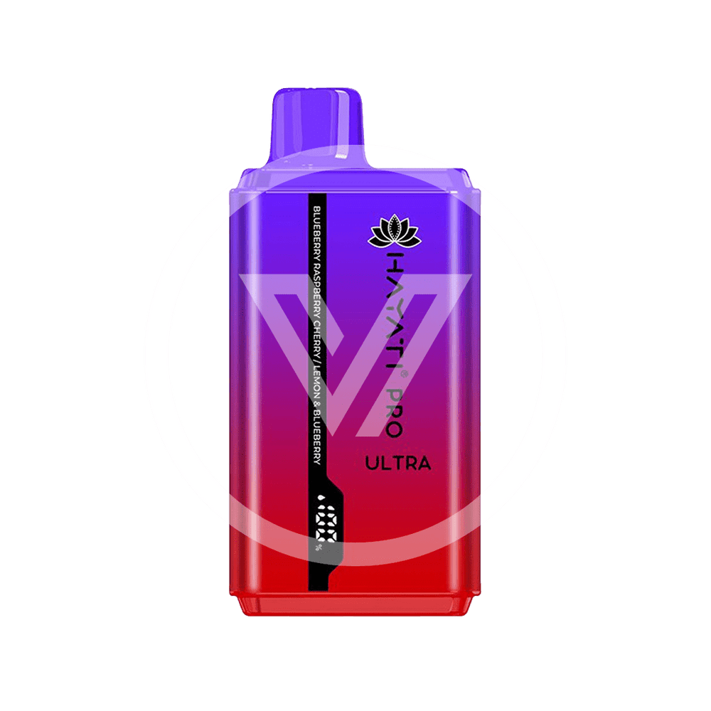 Hayati Pro Ultra Disposable 15k Puff Blueberry Raspberry Cherry Lemon & Blueberry