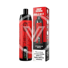 Drip Down Bold Max Disposable 15k Puff Strawmelon Breeze 3mg