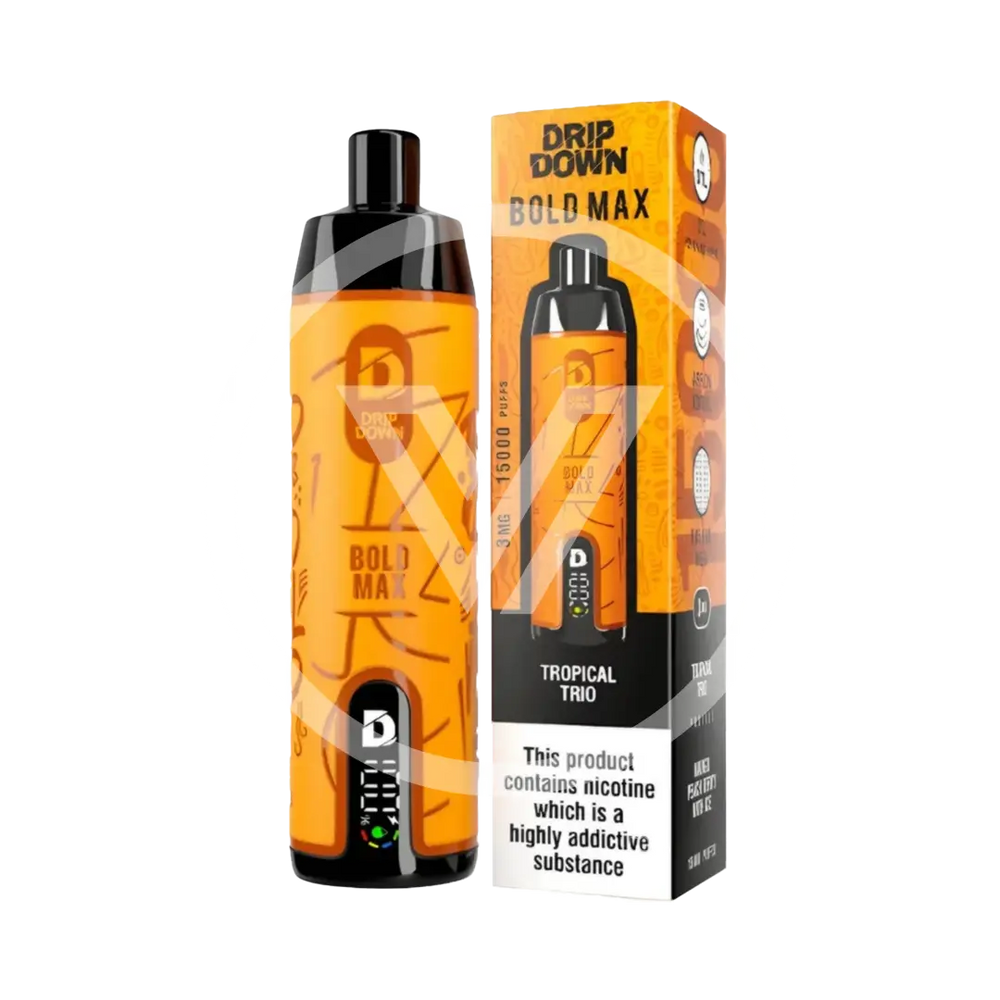 Drip Down Bold Max Disposable 15k Puff Tropical Trio 3mg