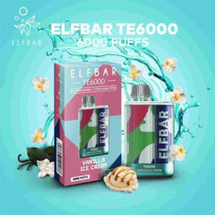 Elfbar Disposable TE6K Puff Vanilla Ice Cream 50Mg