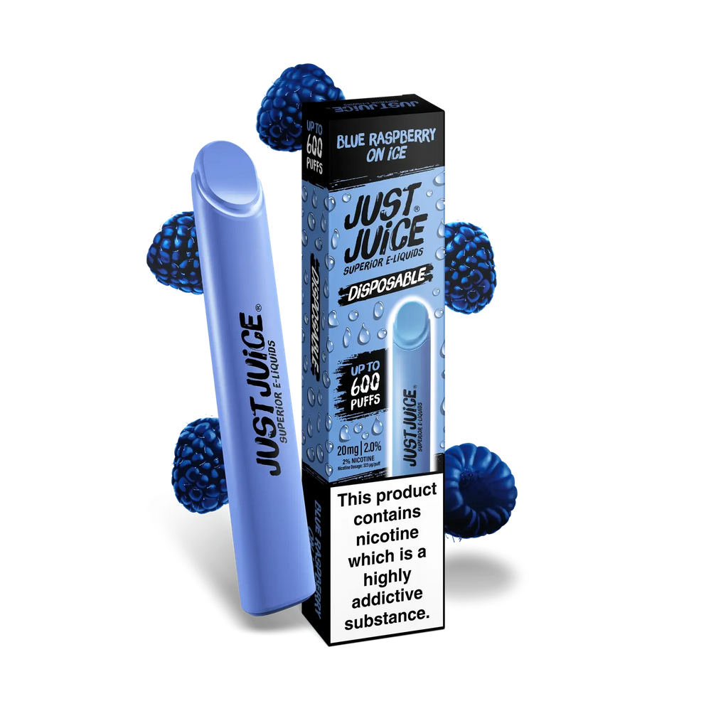 Just Juice Disposable Blue Raspberry On Ice