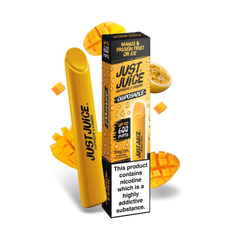 Just Juice Disposable Mango & Passion Fruit On Ice