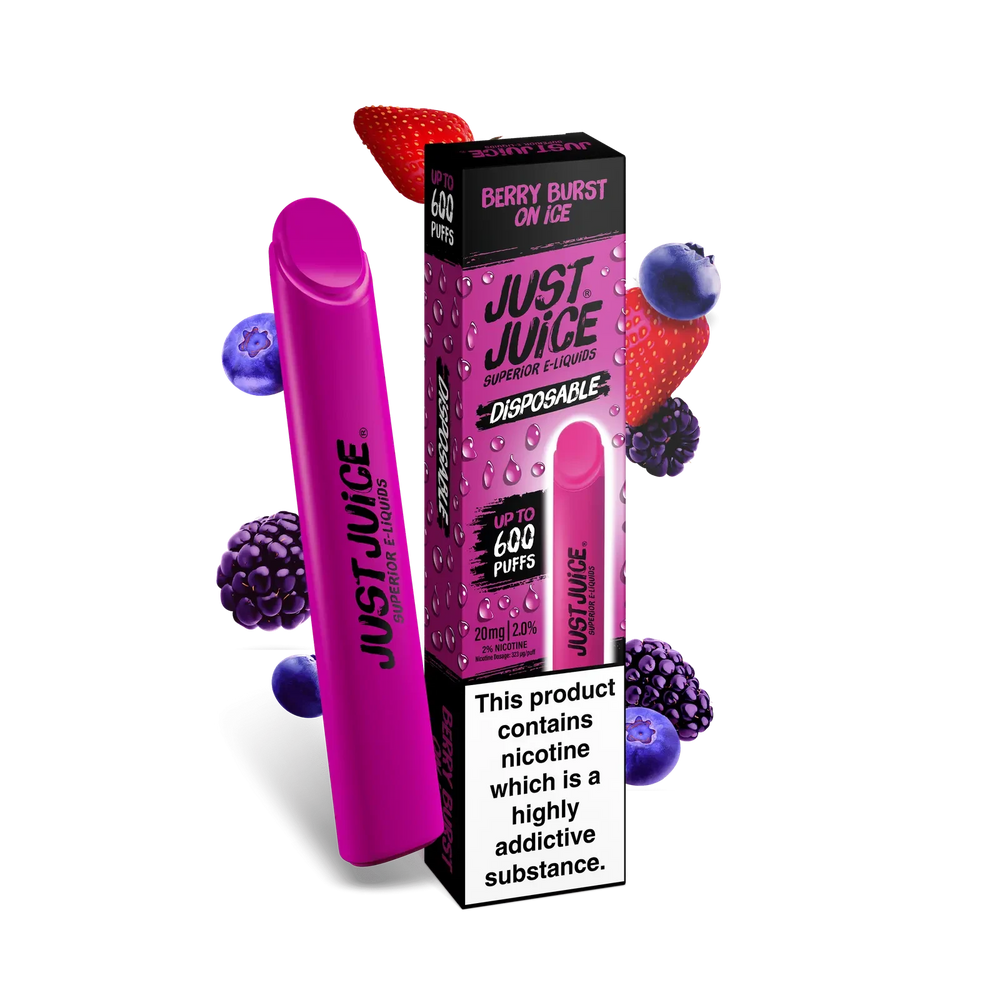 Just Juice Disposable Berry Burst On Ice