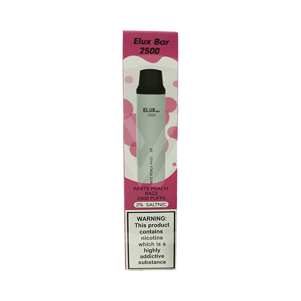 Elux Bar Disposable White Peach Razz