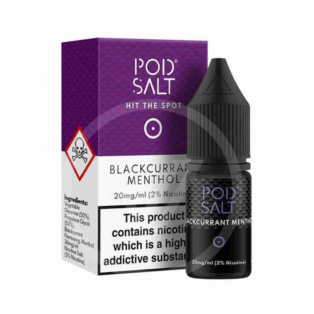 Pod Salt Blackcurrant Menthol 10Ml 20Mg