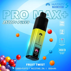 Hayati Pro Max + Disposable 15k Puff Fruit Twist