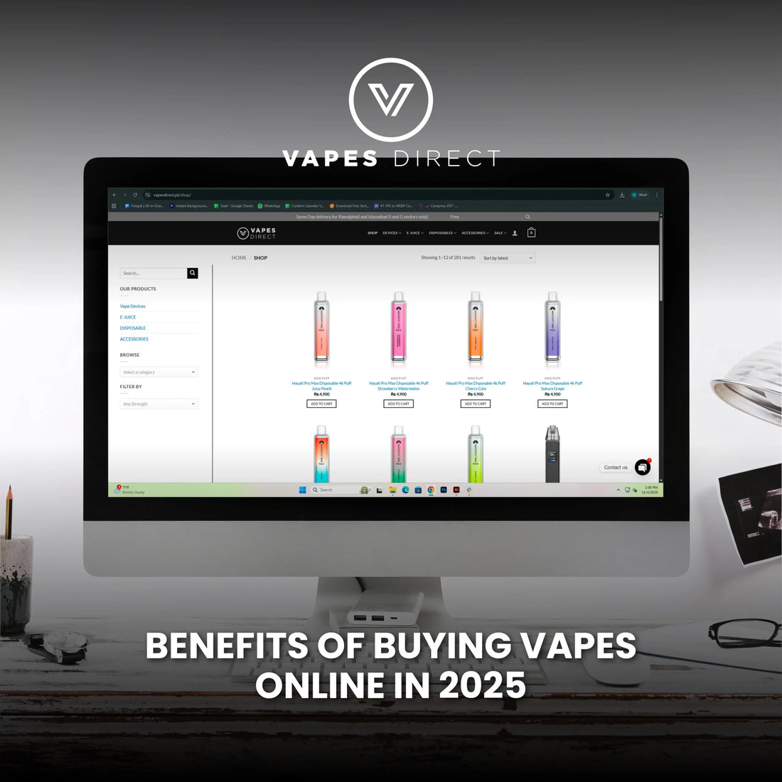 Benefits of Buying Vapes Online in 2025