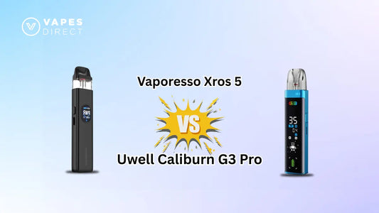 Vaporesso Xros 5 vs Uwell Caliburn G3 Pro