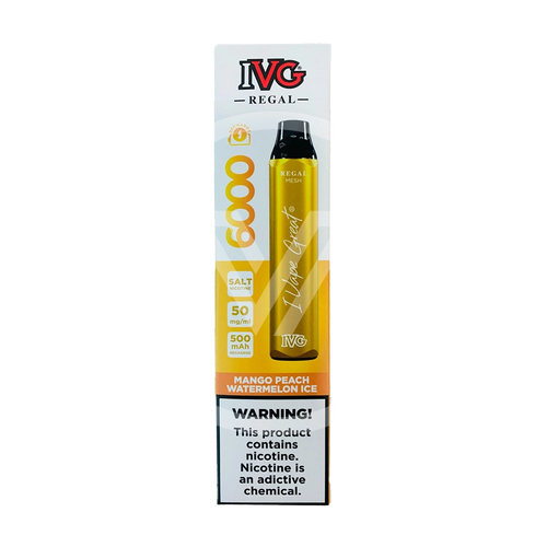 IVG Disposable 6K Puff Mango Peach Watermelon Ice