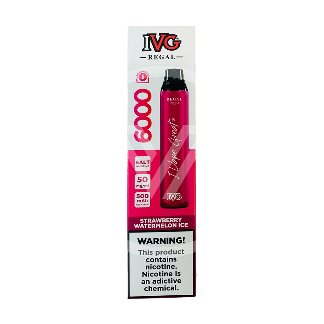 IVG Disposable 6K Puff Strawberry Watermelon Ice