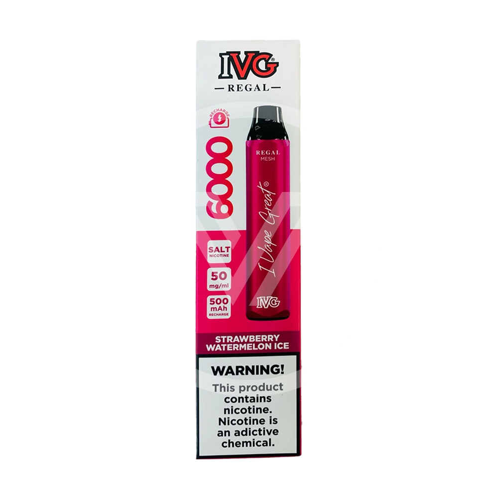IVG Disposable 6K Puff Strawberry Watermelon Ice