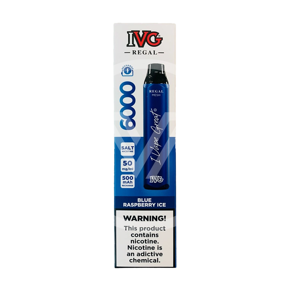 IVG Disposable 6K Puff Blue Raspberry Ice