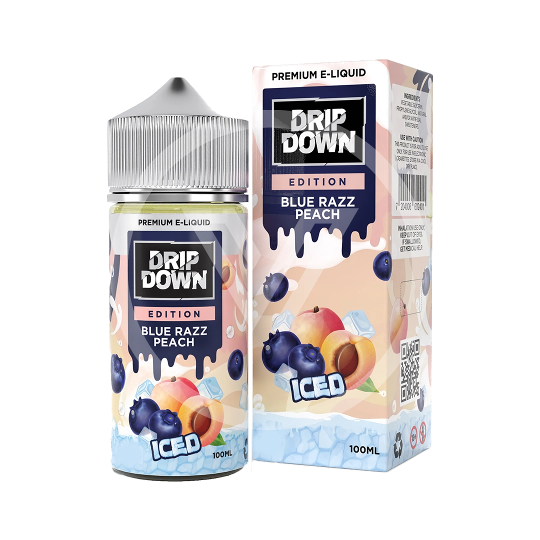 Drip Down Edition Blue Razz Peach Iced 3mg 100ml
