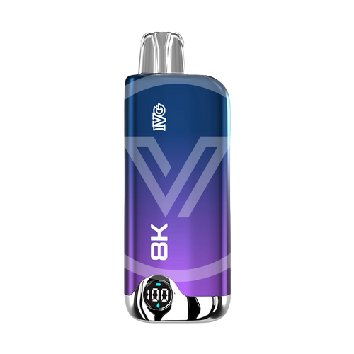 IVG Disposable 8K Puff Blueberry Cotton Candy Ice