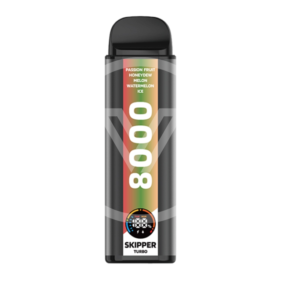 Skipper Turbo Passion Fruit Honeydew Melon Watermelon Ice 10k Puffs