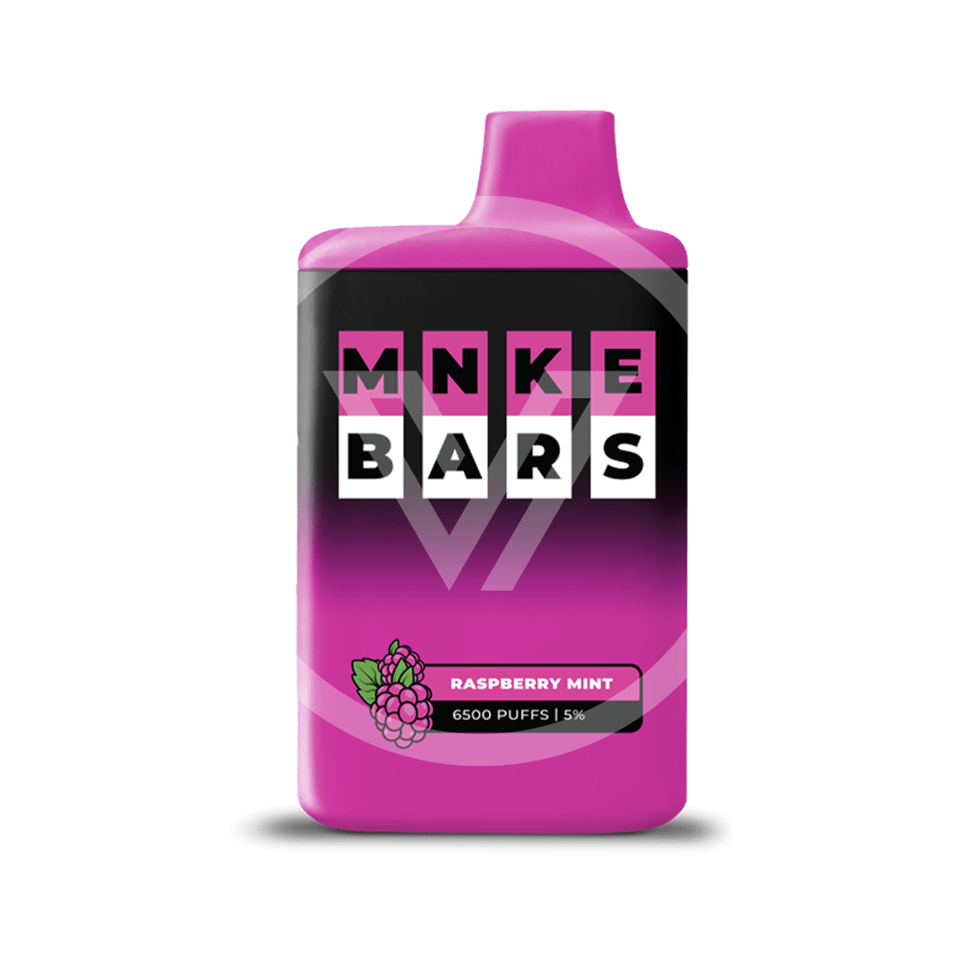 MNKE BARS Disposable 6500 puffs Raspberry Mint