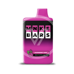 MNKE BARS Disposable 6500 puffs Raspberry Mint