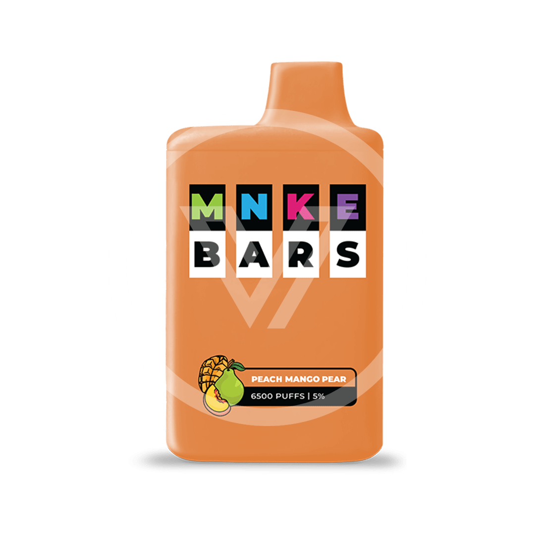 MNKE BARS Disposable 6500 puffs Peach Mango Pear