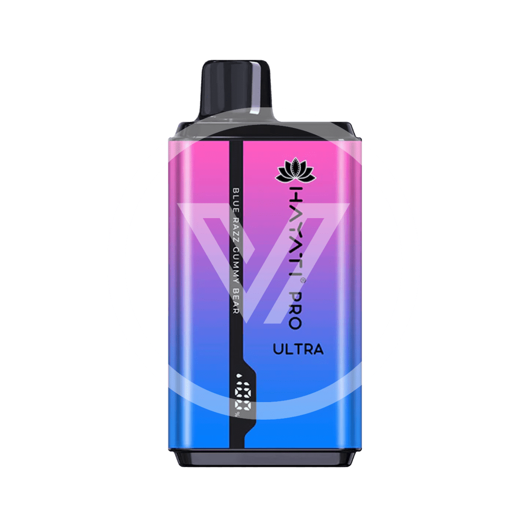 Pro Ultra Puff Hayati Pro Ultra Disposable 15k Puff Blue Razz Gummy Bear - Vapes Direct Pk
