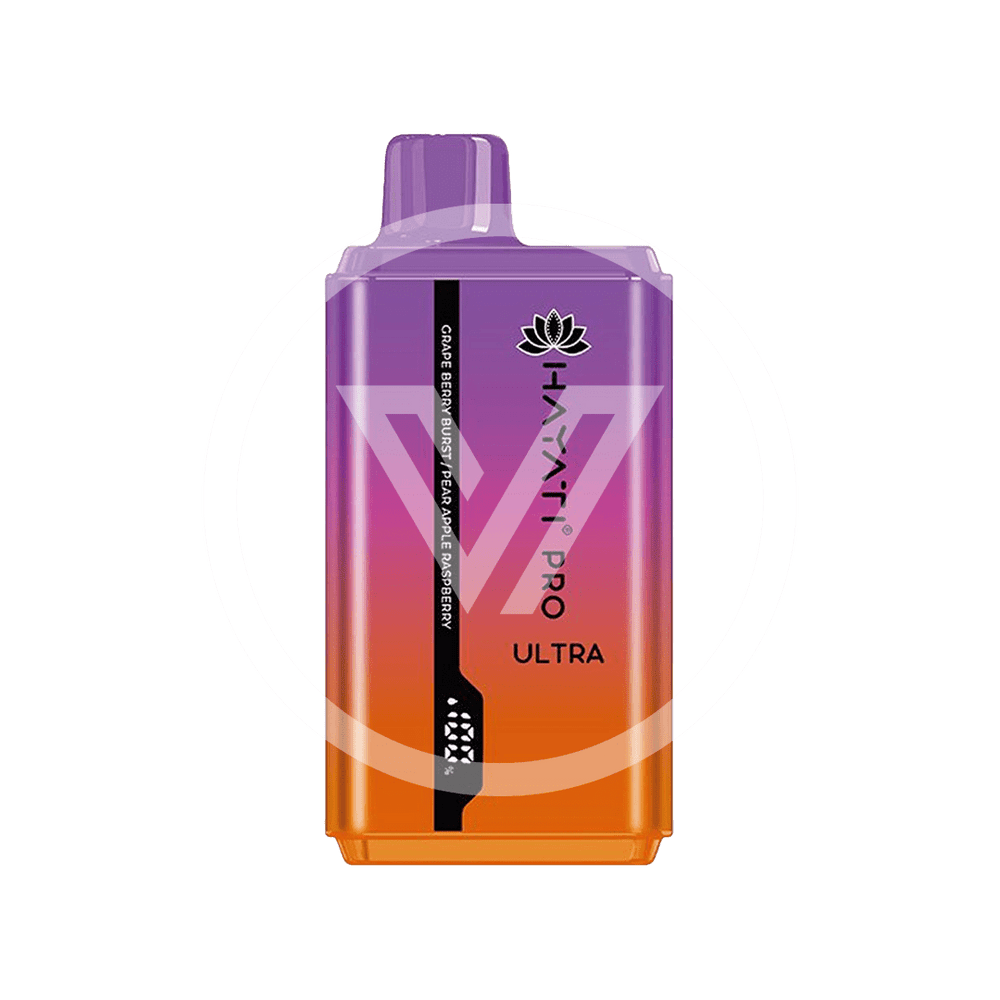 Hayati Pro Ultra Disposable 15k Puff Grape Berry Burst Pear Apple Raspberry