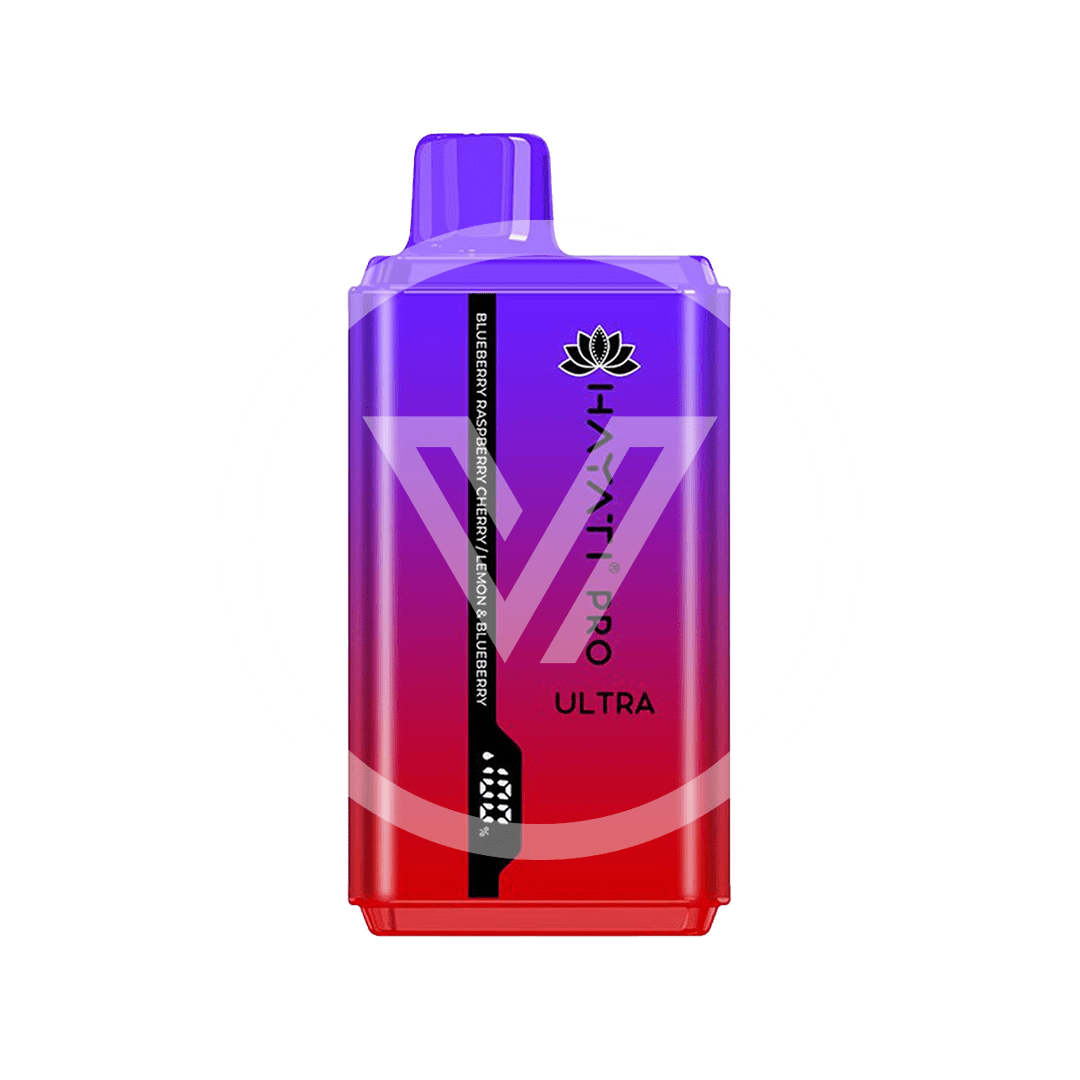 Hayati Pro Ultra Disposable 15k Puff Blueberry Raspberry Cherry Lemon & Blueberry