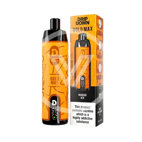 Drip Down Bold Max Disposable 15k Puff Mango Ice
