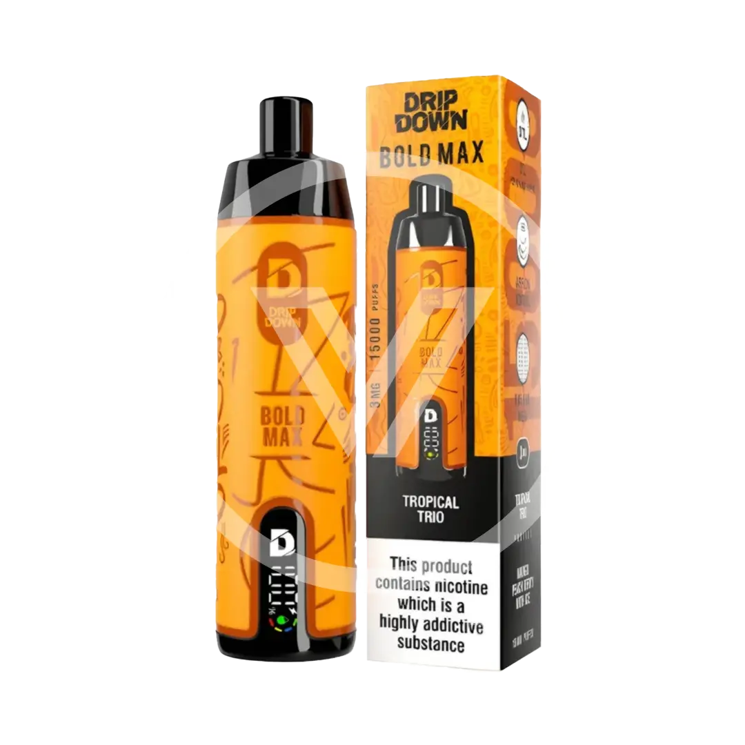 Drip Down Bold Max Disposable 15k Puff Tropical Trio 3mg