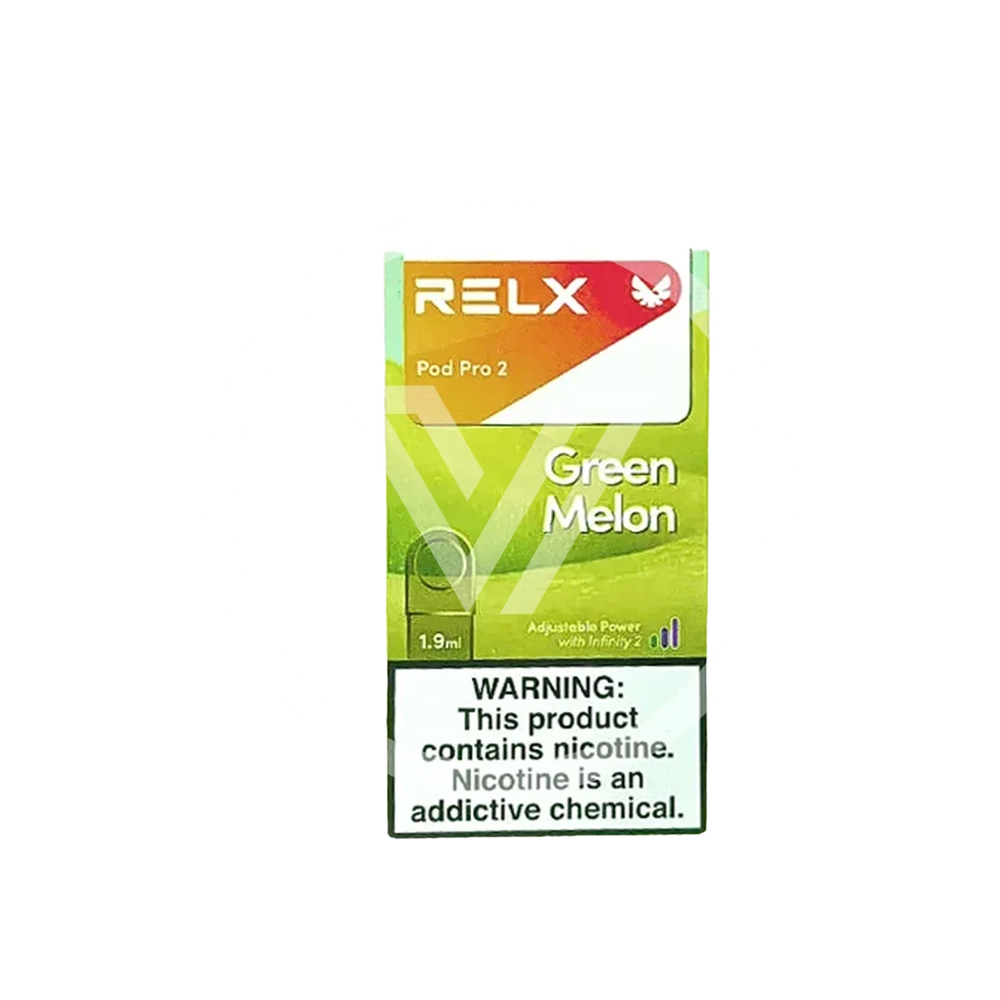 RELX Pod Pro 2 Green Melon – 30mg, 650 Puffs