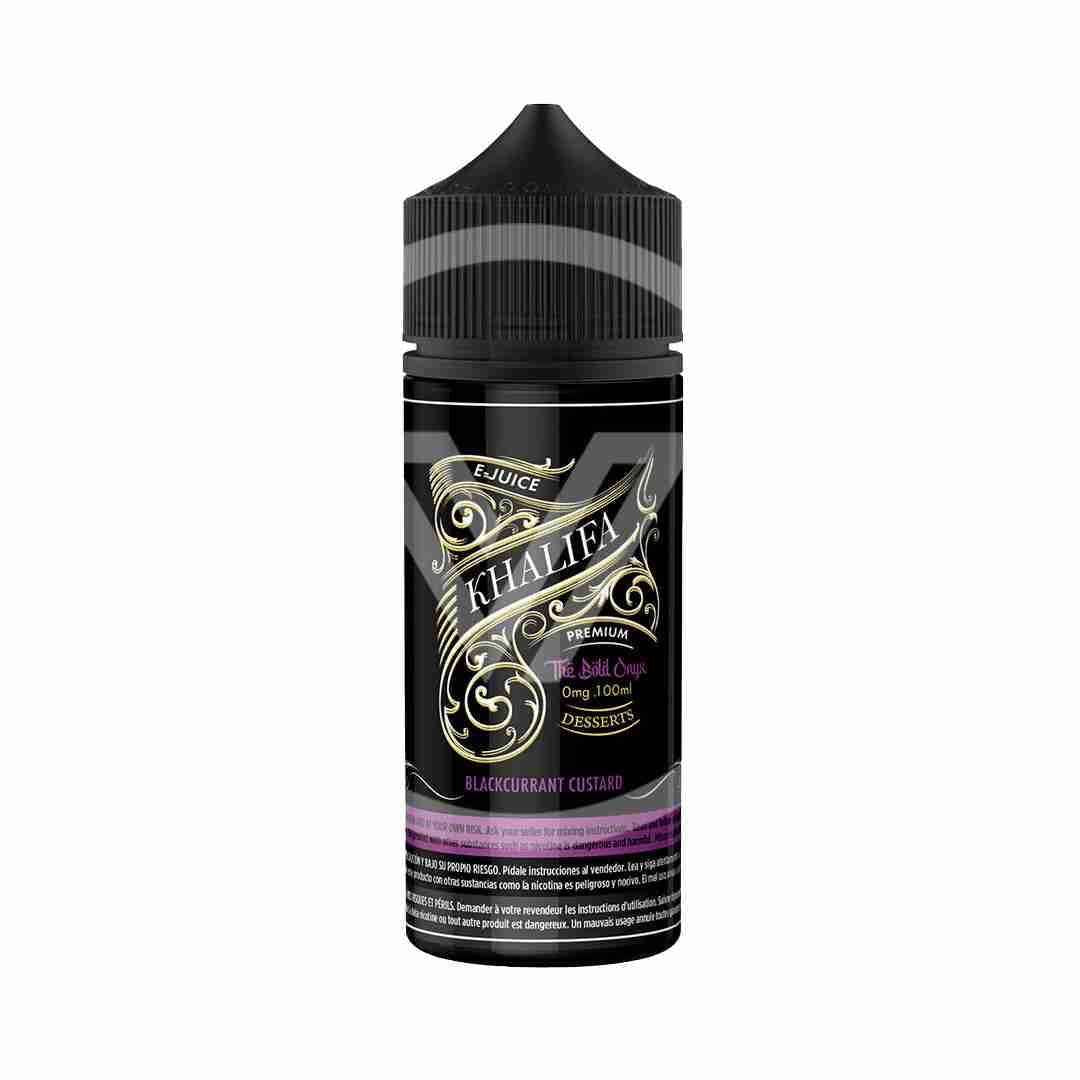 KHALIFA THE BOLD ONYX 120ML - BLACKCURRANT CUSTARD