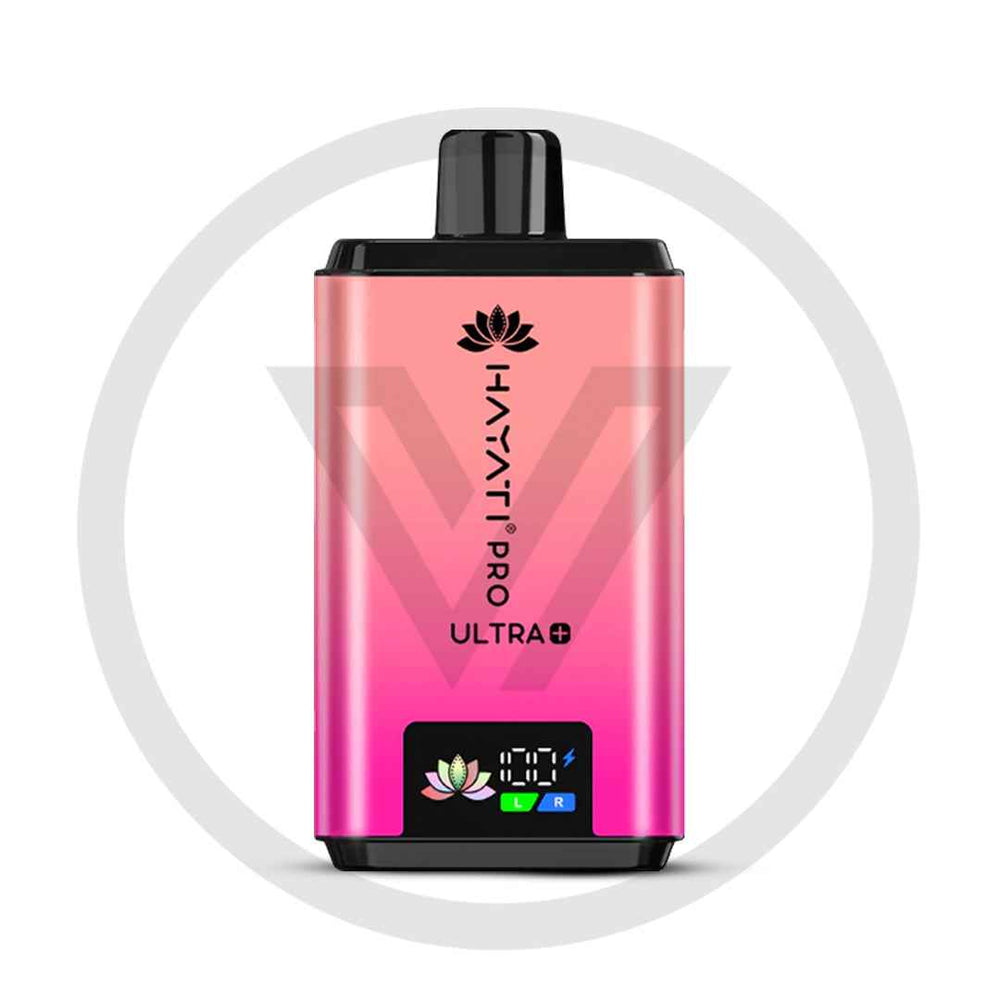 Hayati Pro Ultra+ 50k Puffs Straw Cranberry Cherry