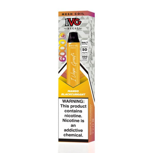 IVG Disposable 6K Puff Mango Blackcurrant