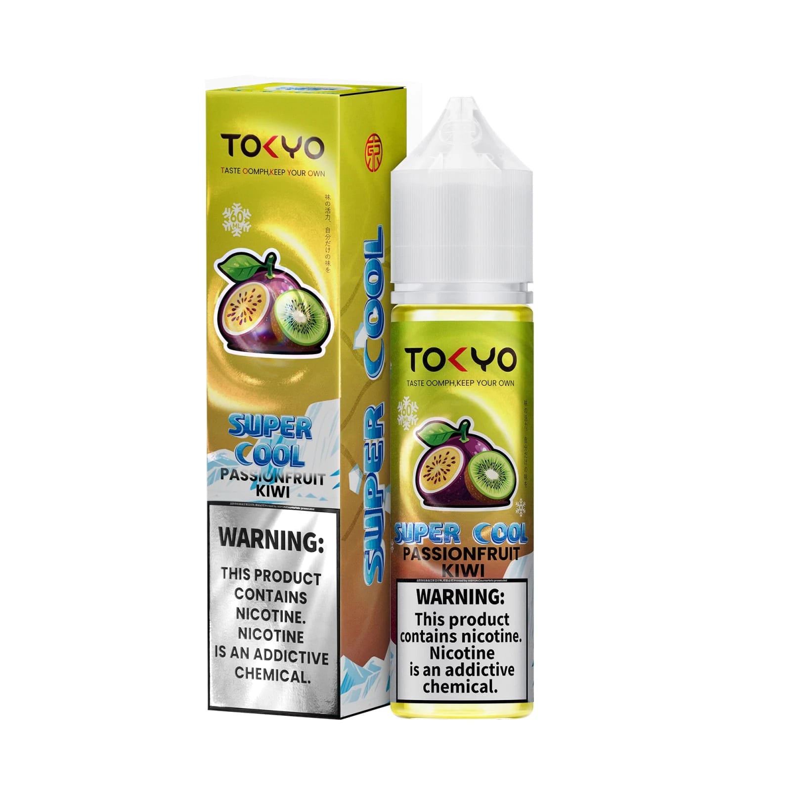 Tokyo Super Cool Passionfruit Kiwi 3mg