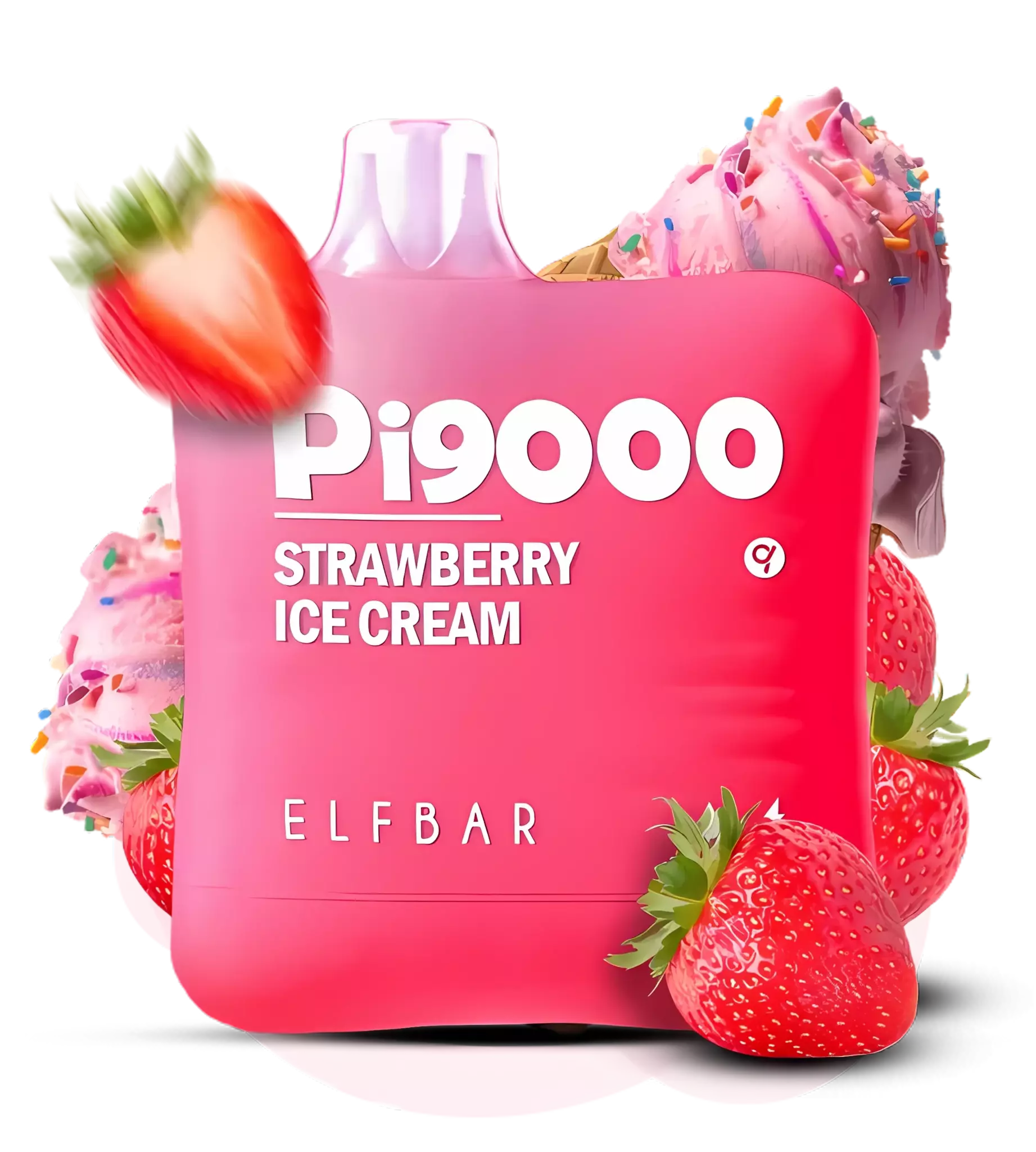 Elfbar Disposable Pi9K Puff Strawberry Ice Cream 50Mg