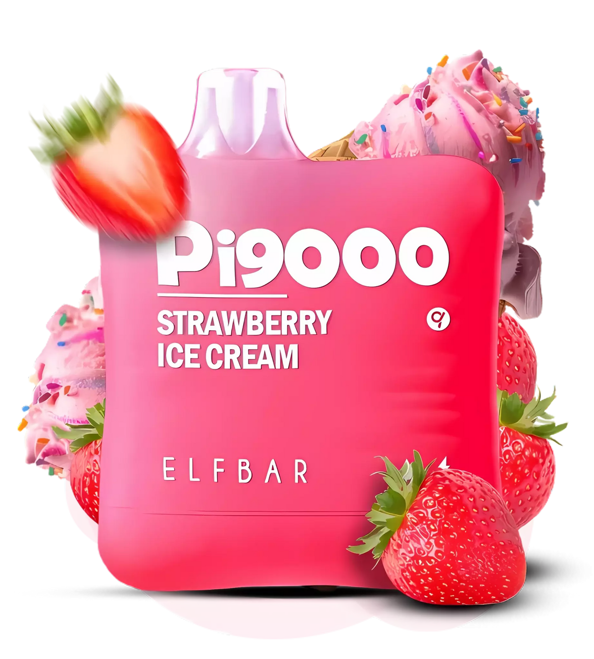 Elfbar Disposable Pi9K Puff Strawberry Ice Cream 50Mg