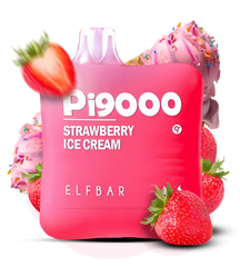 Elfbar Disposable Pi9K Puff Strawberry Ice Cream 50Mg