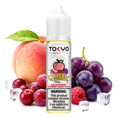 Tokyo Iced Cranberry, Raspberry, Grape, Peach 3mg