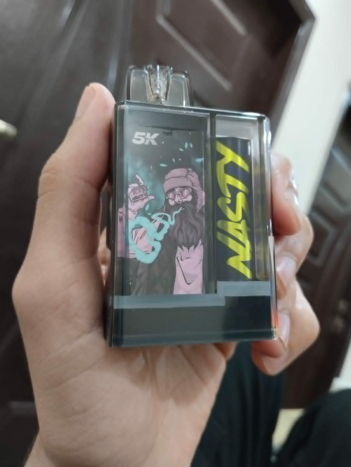 Click to view full screen Nasty Disposable 5K Puff Peach Ice photo review